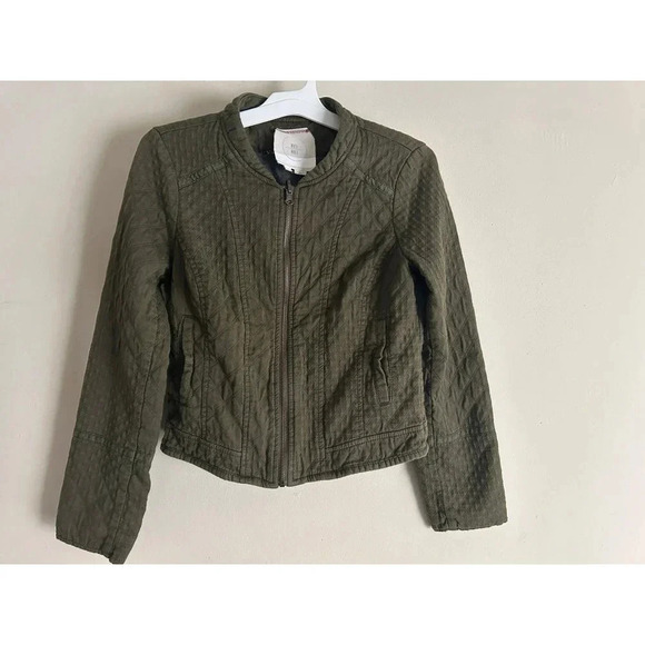 Anthropologie Hei Hei Green Quilted Riding Jacket Small - Picture 1 of 11